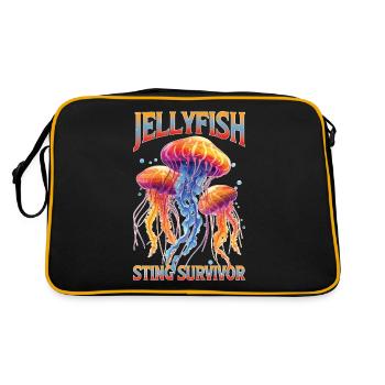 Jellyfish Sting Survivor 20 - Retro Bag - black/gold - Back