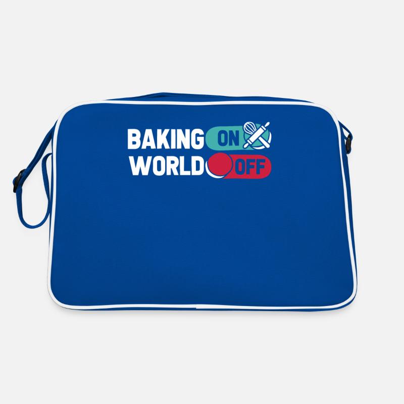 Backen Bäcker Bäckerei Baking On World Off Retro Tasche