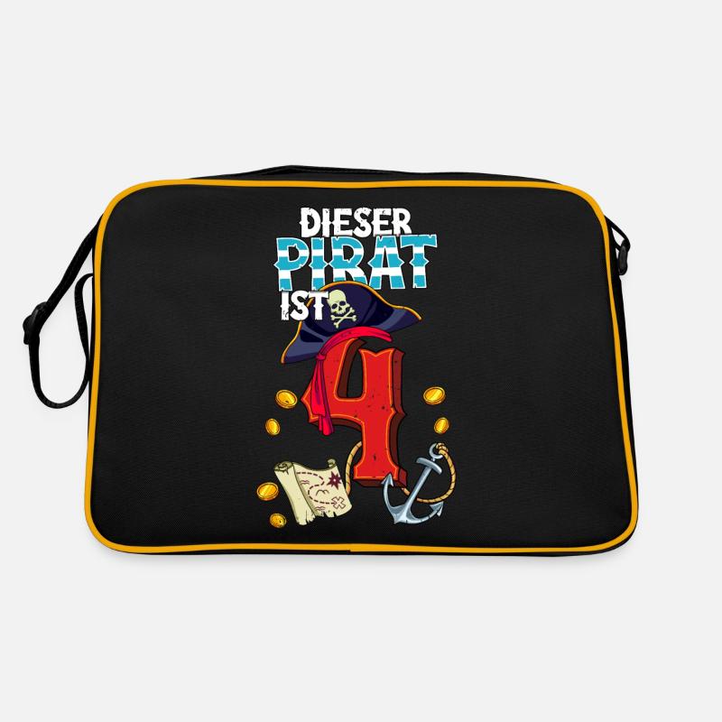 4e anniversaire Pirates Sac Retro