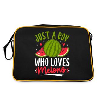 Melon Poison - Retro Bag - black/gold - Back