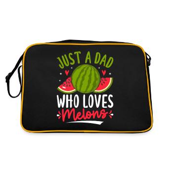 Melon Poison - Retro Bag - black/gold - Back