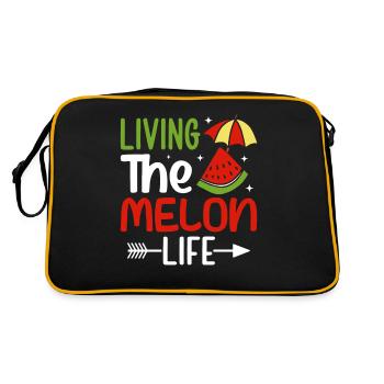 Melon Poison - Retro Bag - black/gold - Back