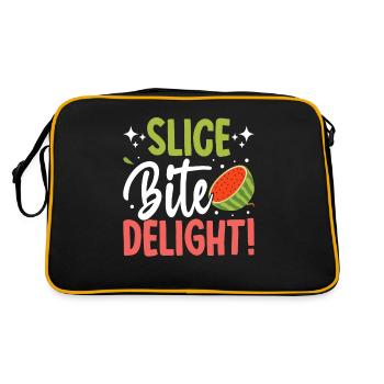 Melon Poison - Retro Bag - black/gold - Back