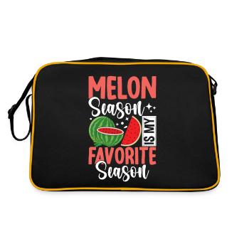 Melon Poison - Retro Bag - black/gold - Back