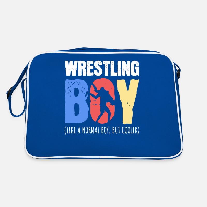 Ringender Junge Retro Tasche