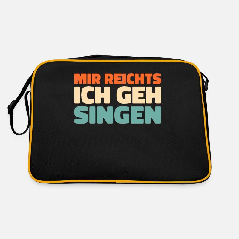 Choir Singer I've had enough I'm going to sing Retro Bag