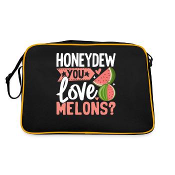 Melon Poison - Retro Bag - black/gold - Back