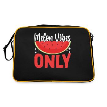 Melon Poison - Retro Bag - black/gold - Back