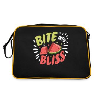 Melon Poison - Retro Bag - black/gold - Back