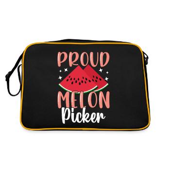 Melon Poison - Retro Bag - black/gold - Back