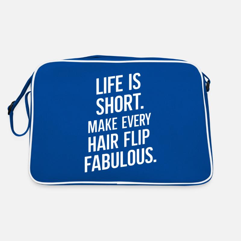 Lebe Kurz Und Sei Fabelhaft Retro Tasche