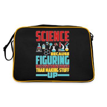 Comprendre les choses est mieux que d’inventer des choses5 - Sac Retro - noir/or - Dos
