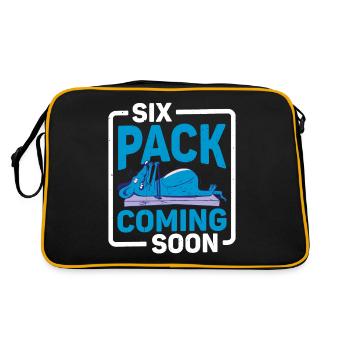 Six Pack Coming Soon 92 - Retro Bag - black/gold - Back