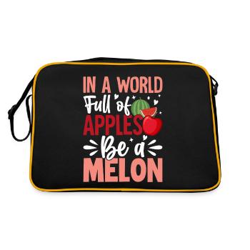 Melon Poison - Retro Bag - black/gold - Back
