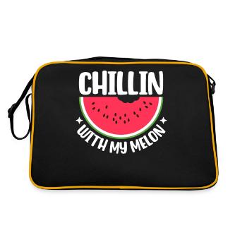 Melon Poison - Retro Bag - black/gold - Back