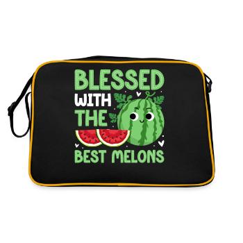 Melon Poison - Sac Retro - noir/or - Dos