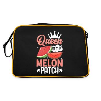 Melon Poison - Retro Bag - black/gold - Back