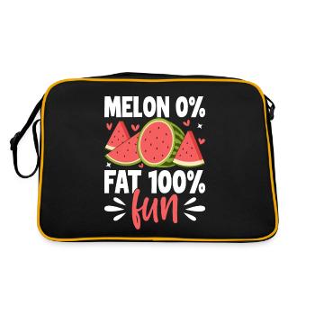 Melon Poison - Retro Bag - black/gold - Back