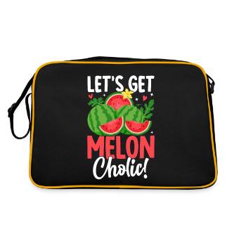 Melon Poison - Retro Bag - black/gold - Back