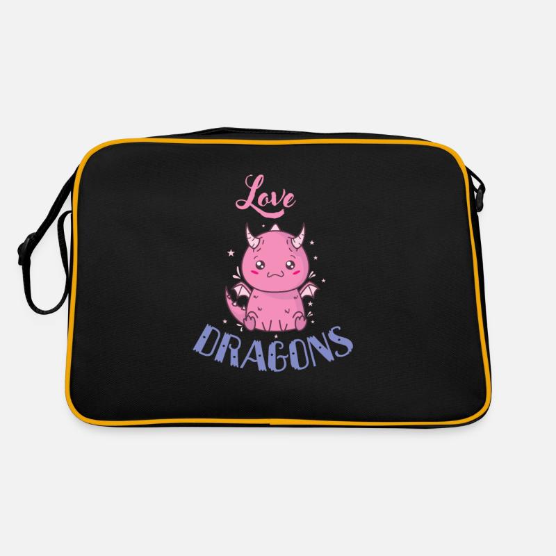 Dragons d’amour Dragon mythique Sac Retro