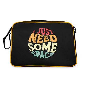 introverti j’ai juste besoin d’un peu d’espace introversion - Sac Retro - noir/or - Dos