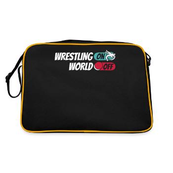 Wrestling Lutteur Wrestling On World Off - Sac Retro - noir/or - Dos