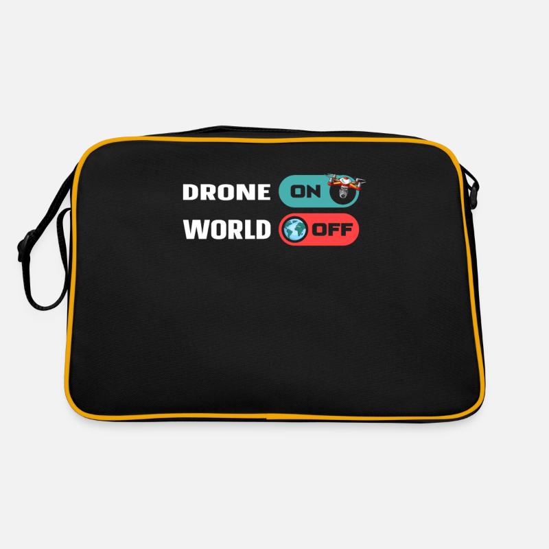 Drone Quadricoptère Drone On World Off Sac Retro