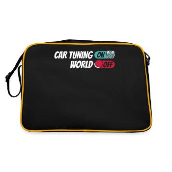 Tournevis Tuning Tuner Voiture Tuning On World Off - Sac Retro - noir/or - Dos