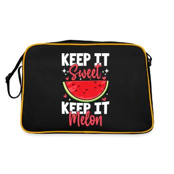 Melon Poison - Retro Bag - black/gold - Back