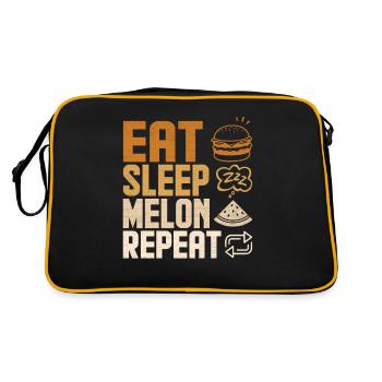 Melon Poison - Retro Bag - black/gold - Back