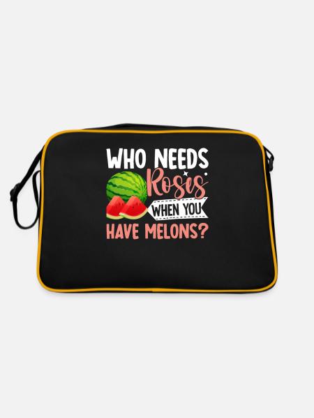 Melon Poison - Sac Retro - noir/or - Dos