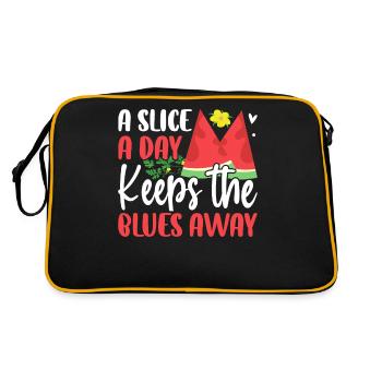 Melon Poison - Retro Bag - black/gold - Back