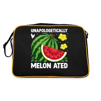Melon Poison - Retro Bag - black/gold - Back