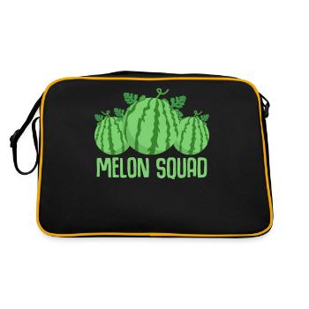 Melon Poison - Retro Bag - black/gold - Back