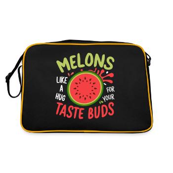Melon Poison - Retro Bag - black/gold - Back