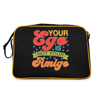 Your Ego Is Not Your Amigo 72 - Retro Bag - black/gold - Back