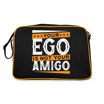 Your Ego Is Not Your Amigo 74 - Retro Bag - black/gold - Back