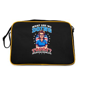 4 juillet Professeur d’éducation physique Que faire aujourd’hui - Sac Retro - noir/or - Dos