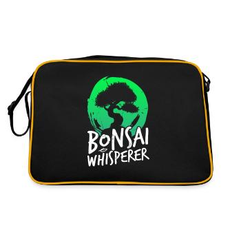Chuchoteur de bonsaï - Sac Retro - noir/or - Dos