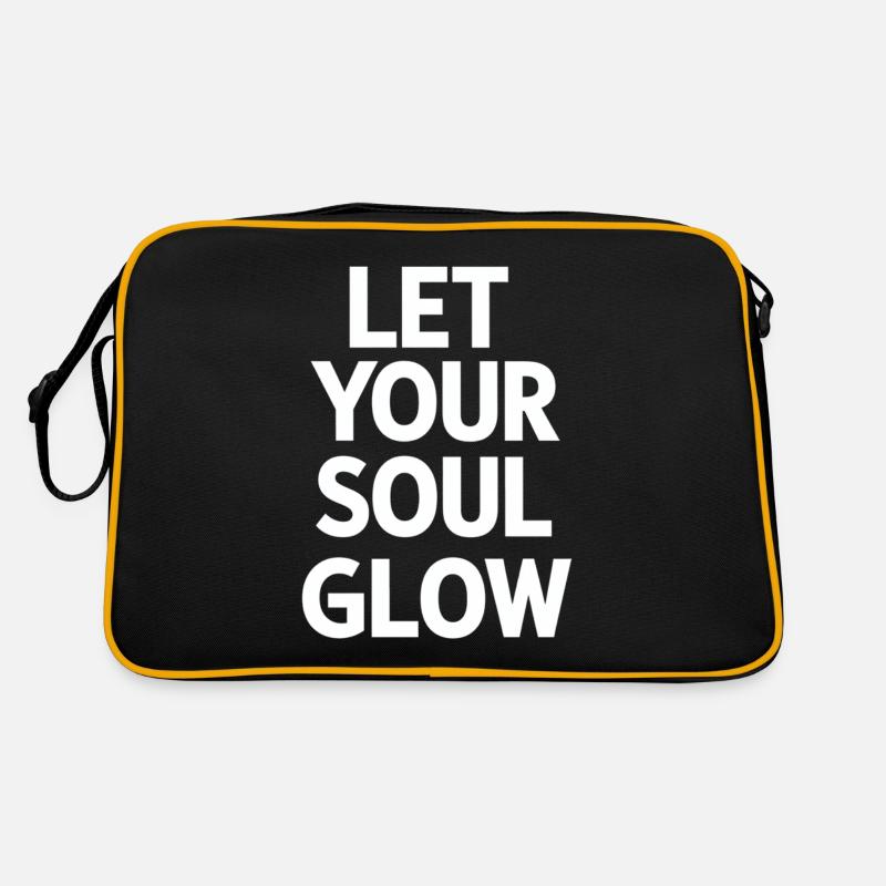 Lass Deine Seele Leuchten Retro Tasche