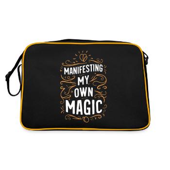 Manifest Your Own Magic - Retro Bag - black/gold - Back