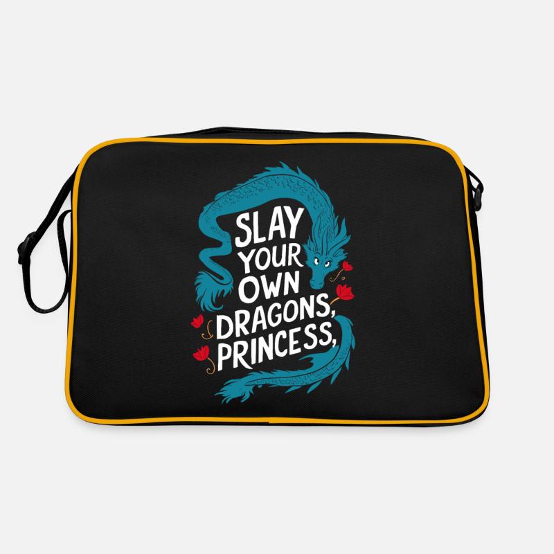 Battez votre princesse dragon Sac Retro