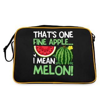 Melon Poison - Retro Bag - black/gold - Back