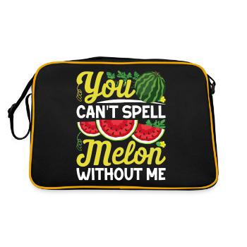 Melon Poison - Retro Bag - black/gold - Back