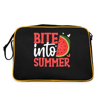 Melon Poison - Retro Bag - black/gold - Back