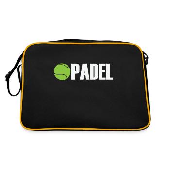 Padel Tennis Sports et Balle - Sac Retro - noir/or - Dos