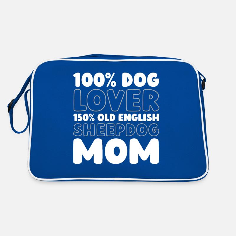 Altenglischer Schäferhund Bobtail Retro Tasche