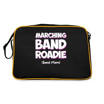 Marching Band Roadie Band Mom - Retro Tasche - Schwarz/Gold - Hinten
