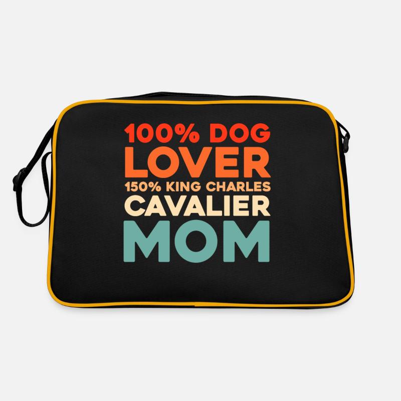 King Charles Cavalier Retro Tasche