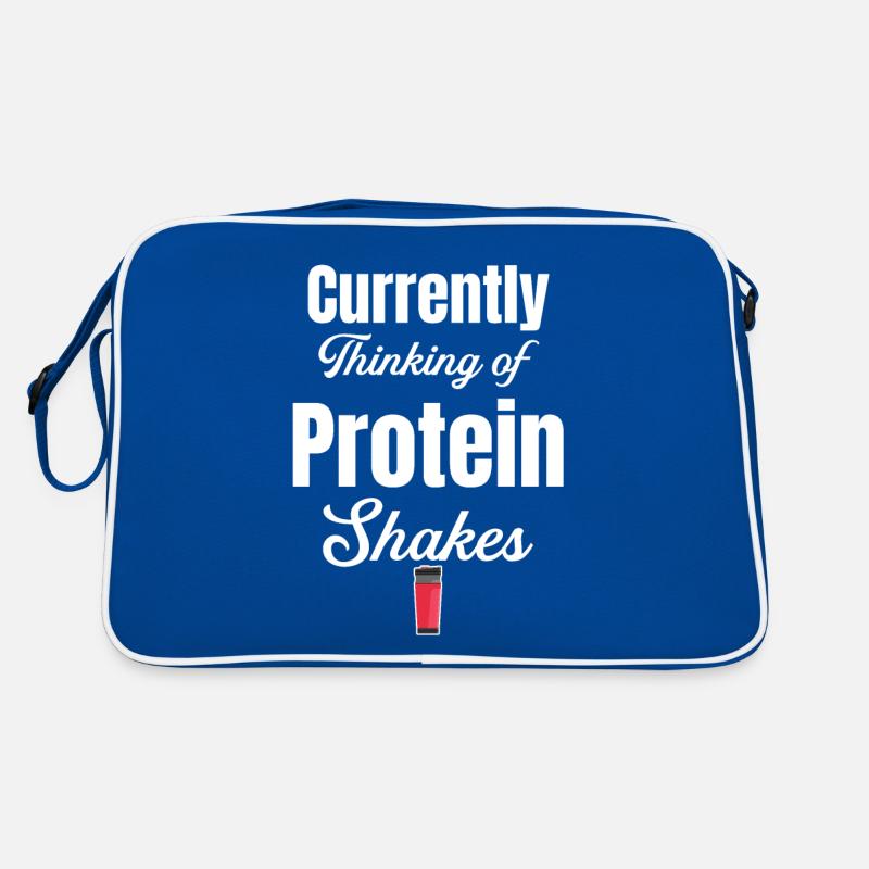 Are you currently thinking about protein shakes exercise Retro Bag